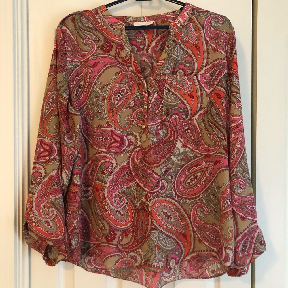 Paisley print blouse